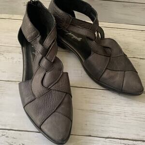 Free People Wanderlust Woven Pointed Flats